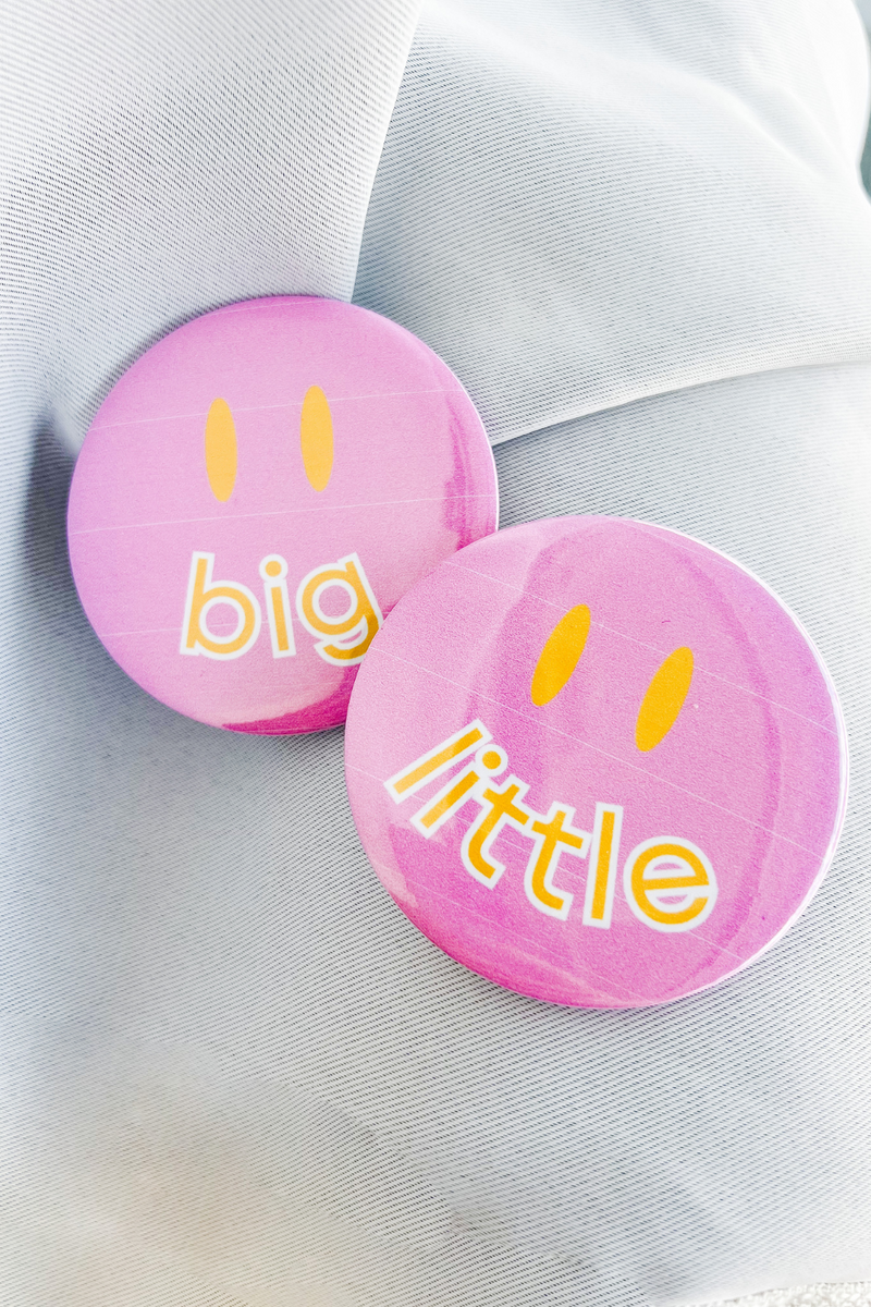 "Big/Little" Button