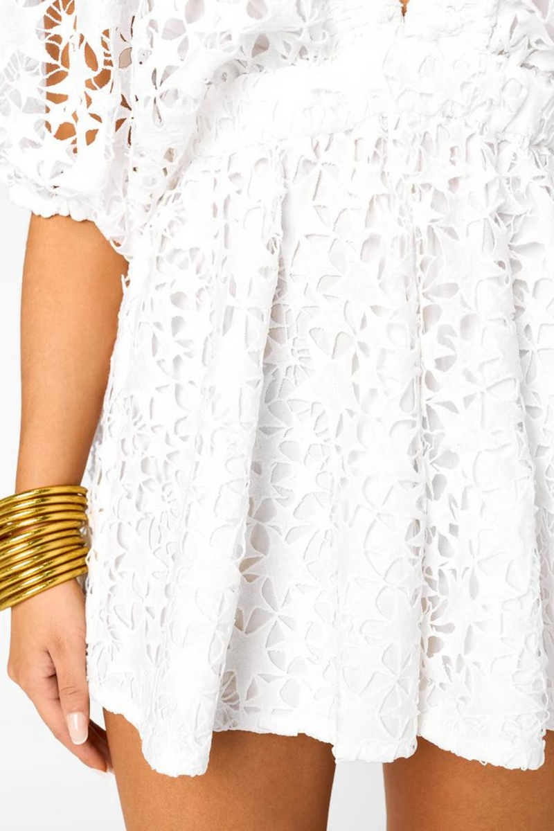 "Evan" Star Lace Romper