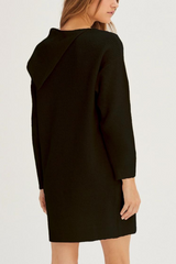"Arosa" Asymmetric Sweater Dress