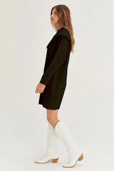 "Arosa" Asymmetric Sweater Dress