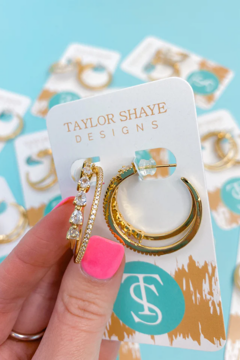 "Eleanor" Hoop Earrings