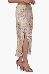 "Blooming Dale" Lurex Skirt