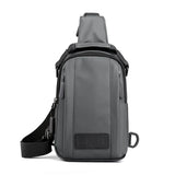 Waterproof Oxford Men's Shoulder Bag Multifunction Travel Crossbody Backpack