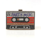 Fashion Bling Rhinestone Crystal Clutches Wedding Evening Bags Creative Tape Shaped Luxury Diamond Women Clutch Money Purse