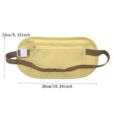 Invisible Travel Waist Packs Pouch for Passport Money Belt Bag Hidden Security Wallet Gift Travel Bag Chest Pack Money Waist Bag