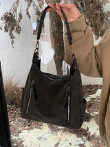 Women Crossbody Bag Luxury Designer Oblique Cross Single Shoulder Bag Large Capacity Handbags Retro Matte PU Leather Hobos