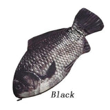 Pencil Bag Carp Pen Bag Realistic Fish Shape Make-up Pouch Pen Pencil Case With Zipper Back To School Pencil Pouch Pen Bag