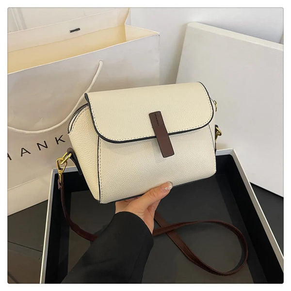 Vintage Designer Crossbody Bag PU Leather Handbag Totes