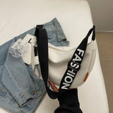 2025 New Fashion Crossbody Bag Simple Wide Shoulder Strap Design Single Shoulder Bag Original Style Commuting Dumpling Women Bag