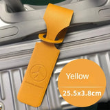 1x PU Leather Luggage Tag Portable Suitcase Identifier Label Baggage Boarding Bag Tag Name ID Address Holder Travel Accessories