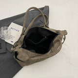 Retro Design PU Leather Shoulder Bags for Women 2025 Korean Fashion High Capacity Armpit Bag Female Crossbody Bag Tote Handbags