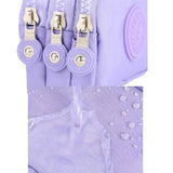 Women Three Layer Wallets Nylon Coin Purse New Korean Large Capacity Portable Oxford Cloth Coin Wallet Waterproof Portable