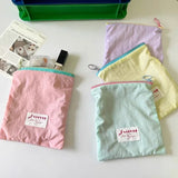 Cute Women Mini Zipper Makeup Bag Korean Fashion Lipstick Cosmetic Storage Pouch Wholesale Make Up Bags