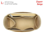 For Longchamp High-quality Felt Handbag Insert Bag Storage Bag Support Internal Bag Portable Organization Bag Organiser