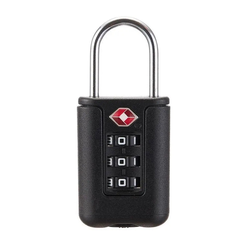 Anti-theft 3 Digit Combination Lock TSA Customs Password Lock Suitcase Luggage Coded Lock Cabinet Lock Contrast Color Padlock