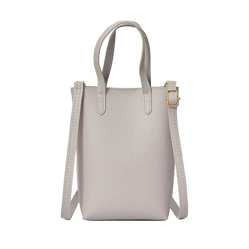 PU Leather Crossbody Bag Large Capacity Multifunctional Phone Tote Handbag Women Shoulder Bag