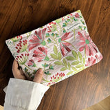 Dasiphora Fruticosa Large Capacity Travel Makeup Bag Cosmetic Organizer