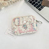 Cute Cartoon Small Travel Cosmetic Lipstick Earphone Card Portable Storage Bag Purse Women Gift Pouch Make Up Bags Organizer