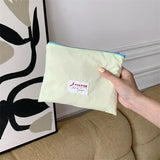 Cute Women Mini Zipper Makeup Bag Korean Fashion Lipstick Cosmetic Storage Pouch Wholesale Make Up Bags