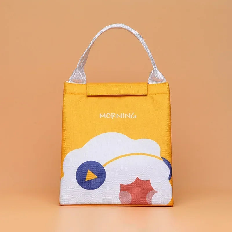 New Insulated Lunch Box Thermal Bag Large Capacity Food Zipper Storage Bags Container for Women Cooler Travel Picnic Handbags