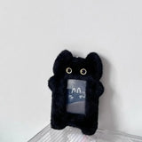 Cute Plush Photocard Case Cartoon Bag Keychain Star Shape Photo Card Holder Idol Photos Protective Cover Student Card Holder