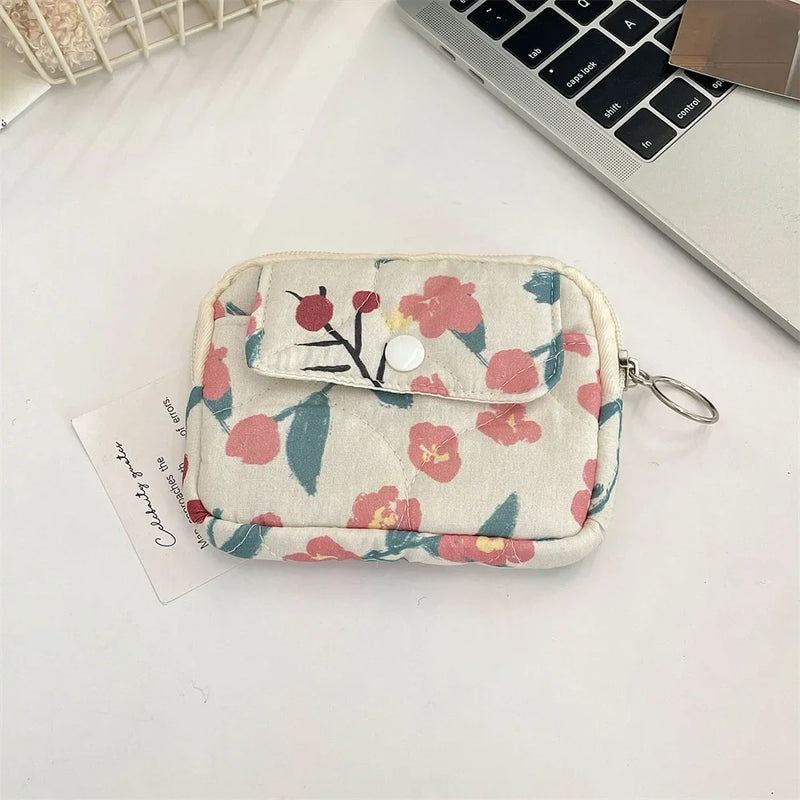 Cute Cartoon Small Travel Cosmetic Lipstick Earphone Card Portable Storage Bag Purse Women Gift Pouch Make Up Bags Organizer