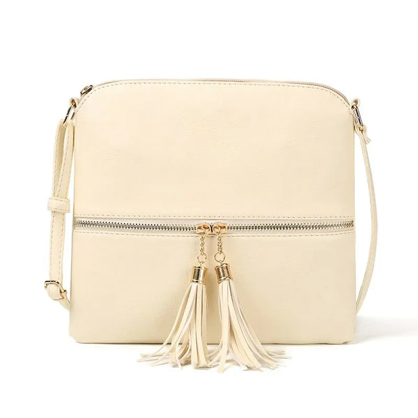 Tassel Small Messenger Bag for Women - Fashion Chain Crossbody Shoulder Bag
