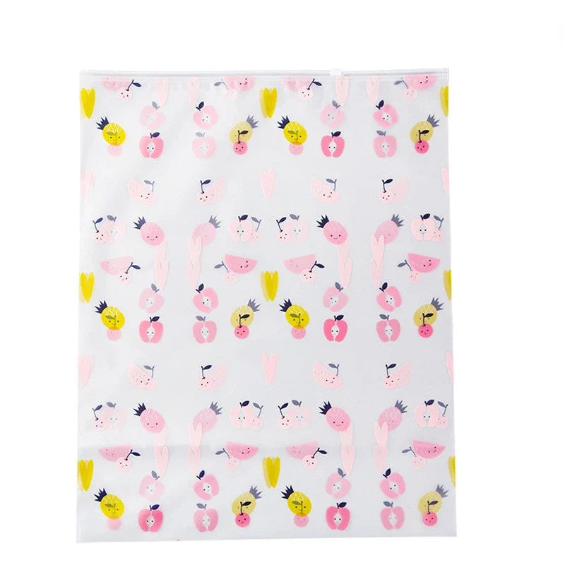 1pc Travel Zipper Cartoon Makeup Bag PVC Cosmetic Storage Bags Organizer Women Beauty Toiletry Kits Bath Wash Make Up Case