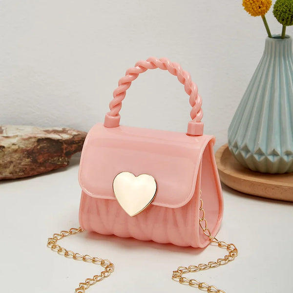 Fashion PVC Crossbody Coin Purse Solid Color Jelly Bag Wholesale
