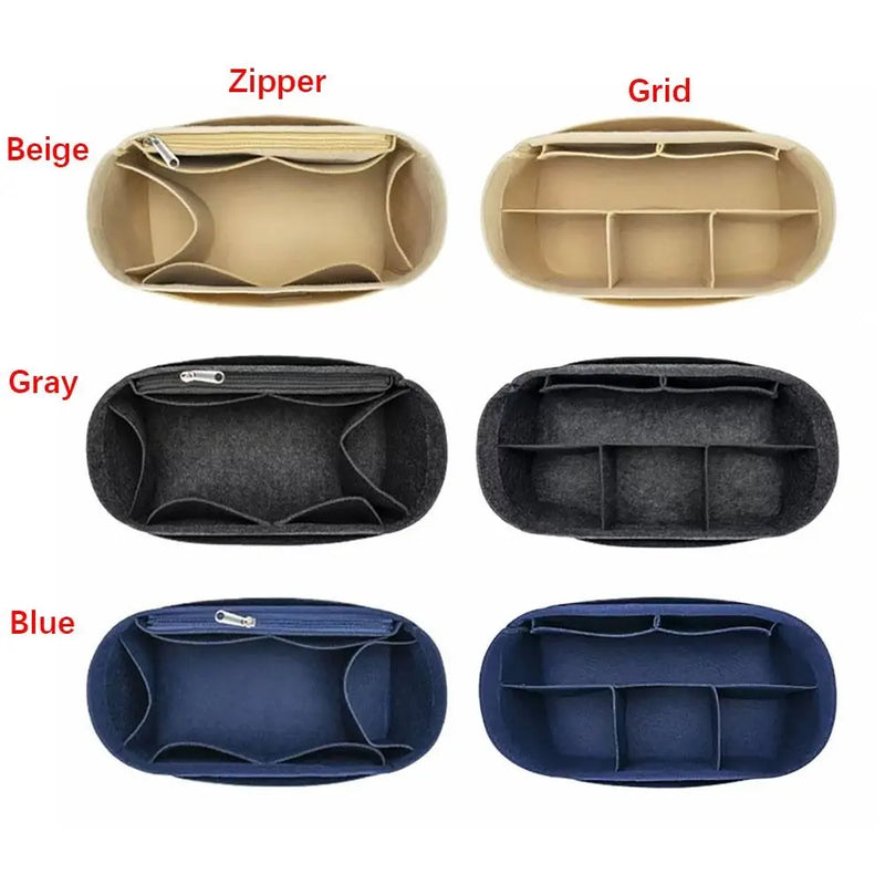 For Longchamp High-quality Felt Handbag Insert Bag Storage Bag Support Internal Bag Portable Organization Bag Organiser