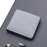 Simple Canvas Men Short Wallet Zipper Multi Card Mini Coin Purse Slim Folding Card Holder