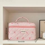 Portable Cosmetic Storage Bag Large Capacity Cosmetic Pouch Women Travel Makeup Case Female Zipper Organizer Handbag Pouch 파우치