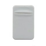1PC Fashion Elastic Cloth Cell Phone Card Holder Mobile Phone Wallet Case Credit ID Card Holder Adhesive Sticker Pocket
