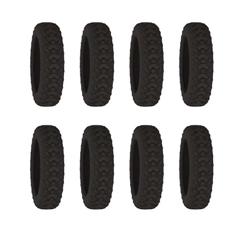 8PCS Travel Luggage Caster Shoes Silicone Suitcase Wheels Protection Cover with Silent Sound Reduce Noise Luggage Accessories