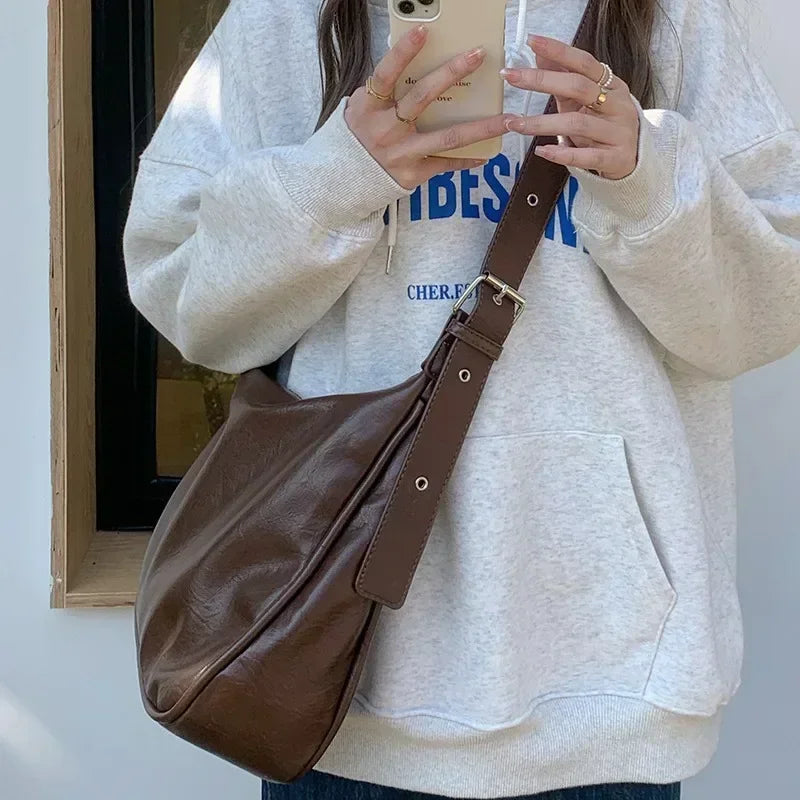 Autumn Winter Vertical Box Bag Mini Purse Handbag Vintage Tote