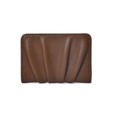 New Solid Color Women Wallets PU Leather Purses Card Holders Small Portable Coin Purse Large Capacity Wrinkled Money Bag