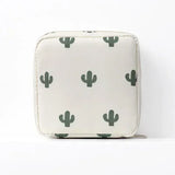 Women Sanitary Napkin Storage Bag Portable Cotton Pad Pouch Cosmetic Bags Girls Travel Makeup Bag Tampon Holder Organizer