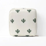 Sanitary Napkins Storage Bag Pouch Heart Print Cosmetic Bags Portable Tampon Organizer Bag Mini Makeup Lipstick Storage Pouch