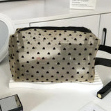 Nylon Mesh Cosmetic Bag Portable Toiletry Organizer Makeup Bags Transparent Makeup Case Women Lipstick Key Coin Purse Pouch