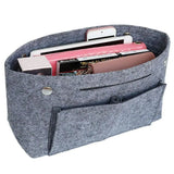 Portable Felt Cloth Insert Bag Women Organizer Handbag Travel Bag Insert Liner Purse Organizer Pouch Bag Accessories