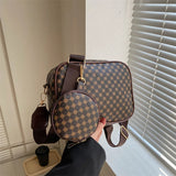 Women's single shoulder crossbody bag, mother small square bag, retro patterned crossbody bag, luxurious square bag