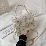Shell Beads Lace Wedding Chic Women's Handbag Chain Crossbody Bag