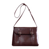 Vintage Women's Large Capacity PU Leather Shoulder Bag Tote Handbag