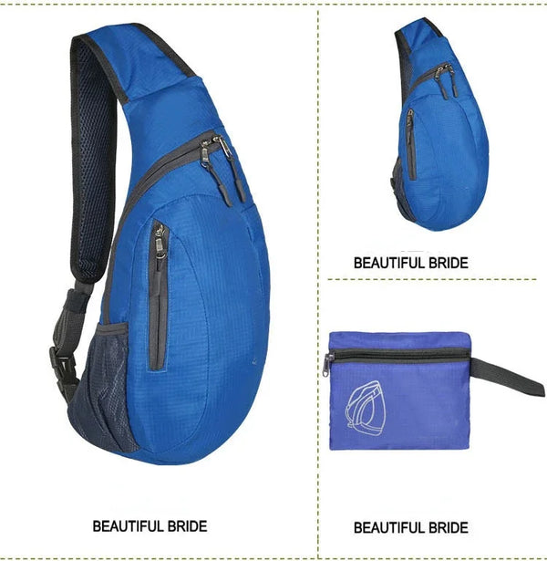 Unisex Waterproof Crossbody Messenger Bag for Outdoor Hiking