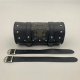 Universal Motorcycle Saddlebag Model Side PU Leather Luggage Saddle bag Storage Tool Pouch