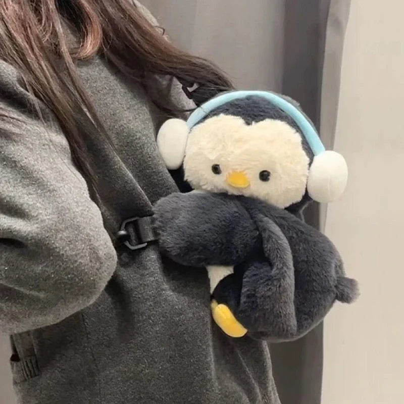 Cute Womens Shoulder Bag Plush Fluffy Sheep Doll Casual Fashion Crossbody Bag Kawaii All-match Female Korean Popular Bag