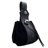 Retro Medieval Viking Coin Small Purse PU Leather Drawstring Props Wallet Portable Waist Belt Pouch Men Money Bag