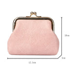 2024 New Retro Purse Ladies Short Buckle Candy Colored Coin Purse Change Purse Cute Wallet Clutch Bag Wallets for Women