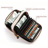 PU Leather Rfid Women's Zipper Card Wallet Small Change Wallet Purse For Female Short Wallets With Card Holders Woman Purse
