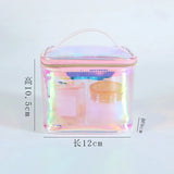PVC Women Travel Transparent Storage Bag Toiletries Organize Waterproof Cosmetic Bag Portable Makeup Bag Female Wash Bag Handbag